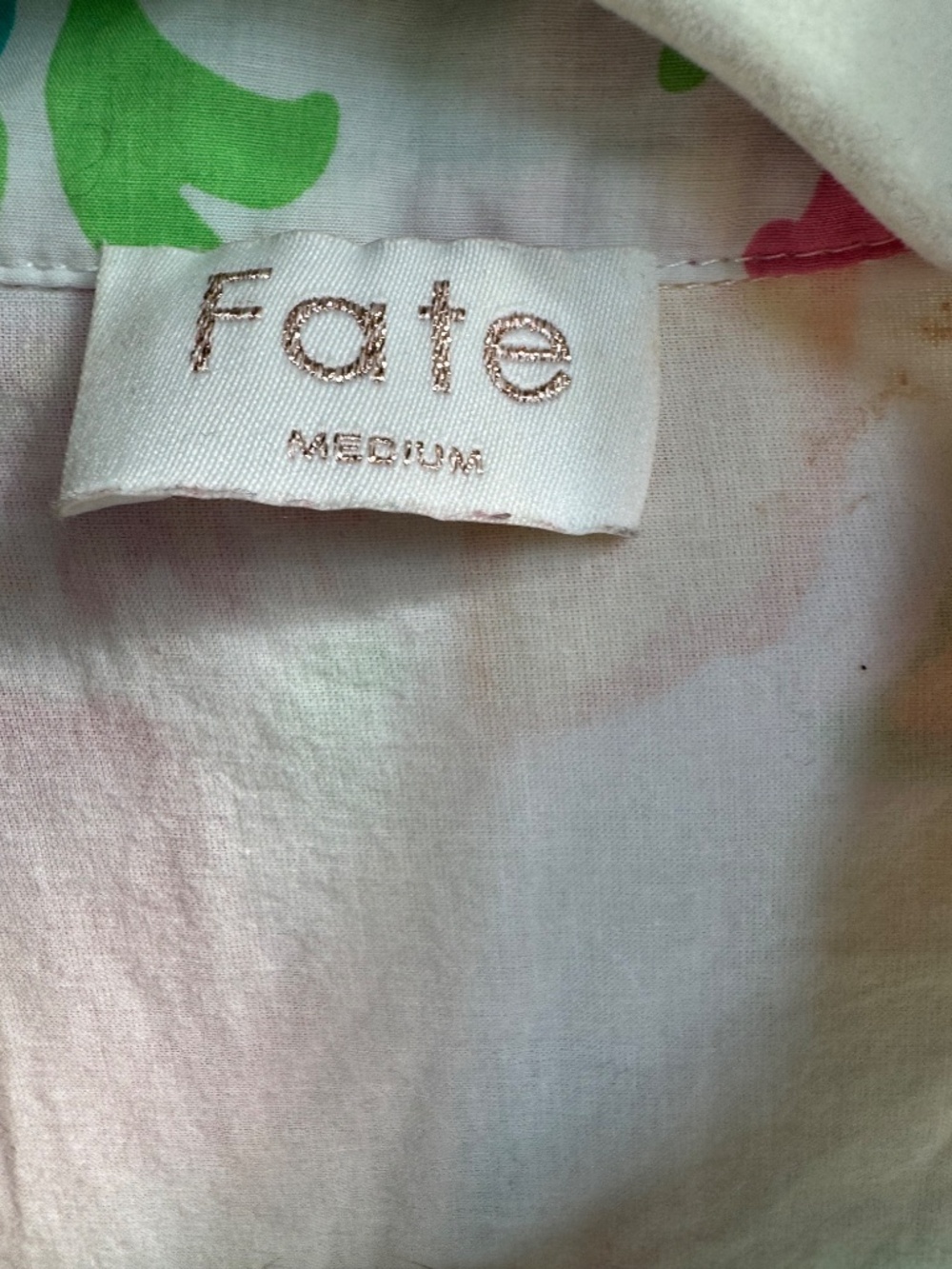 Fate button down blouse (multicolor) - Picture 2 of 3